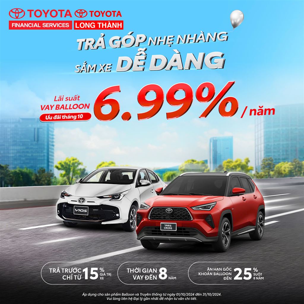 S·ªû H·ªÆU XE TOYOTA NGAY TRONG TH√ÅNG 10 N√ÄY V·ªöI ∆ØU ƒê√ÉI L√ÉI SU·∫§T H·∫§P D·∫™N